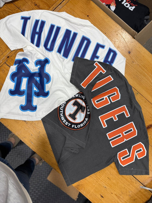 Over the Shoulder Mascot Spirit Apparel
