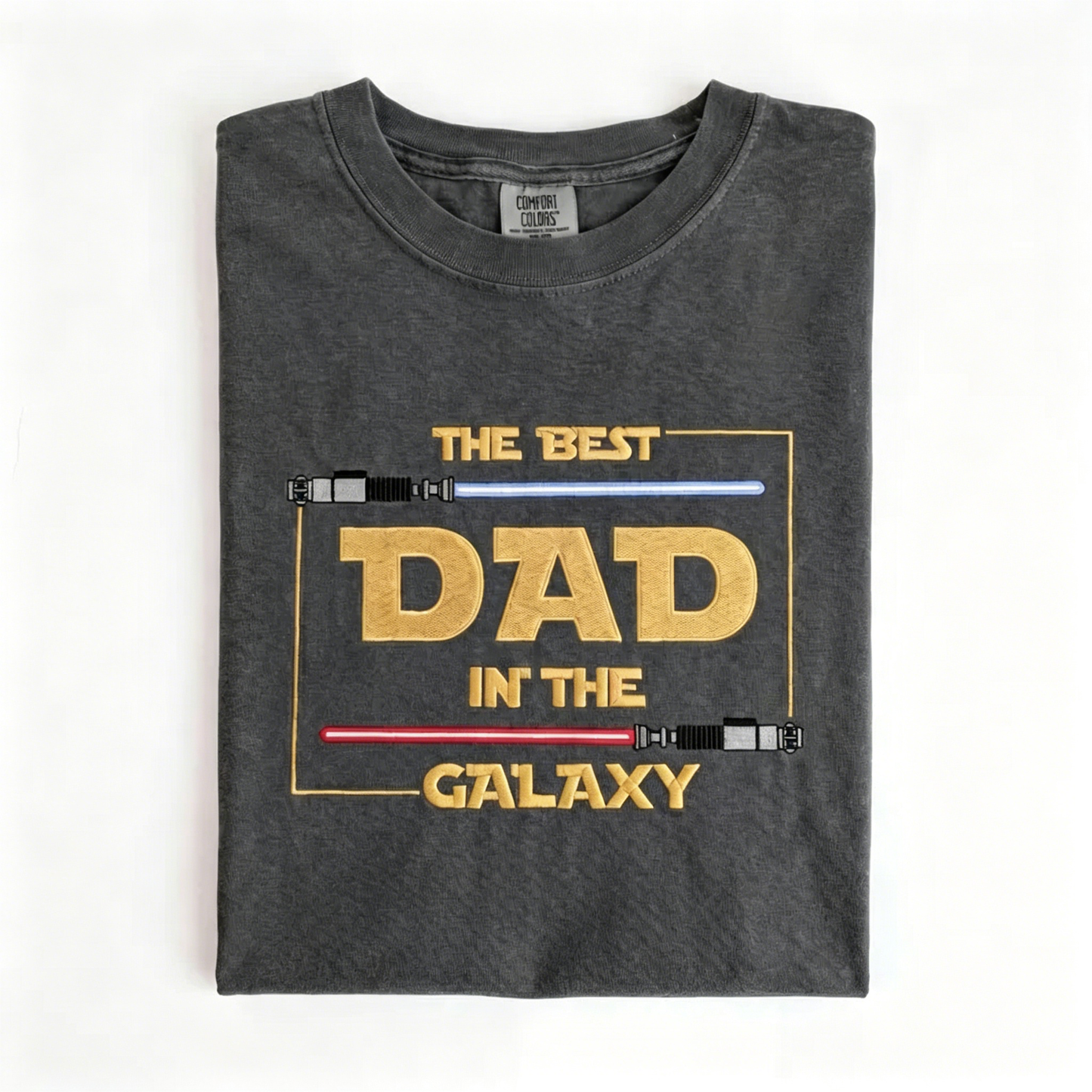 The Best Dad In The Galaxy Embroidered Sweatshirt - Star Wars Inspired Father's Day Gift