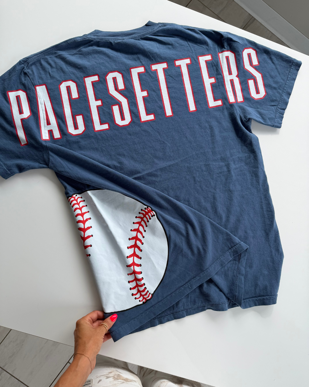 Custom Back Print Varsity Crewneck Sweatshirt, Personalized Team Name Mascot Game Day Spirit Pullover