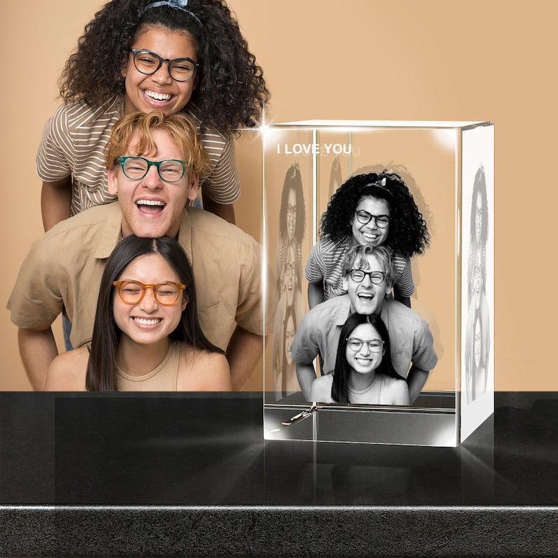 Captured in Light - Custom 3D Crystal Photo Keepsake