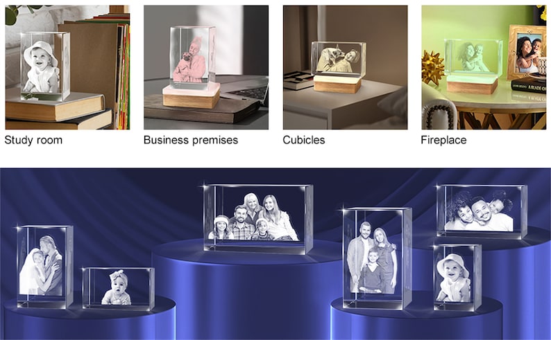 Captured in Light - Custom 3D Crystal Photo Keepsake