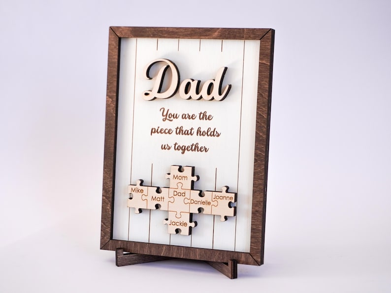 The "Holds Us Together" Custom Puzzle Sign