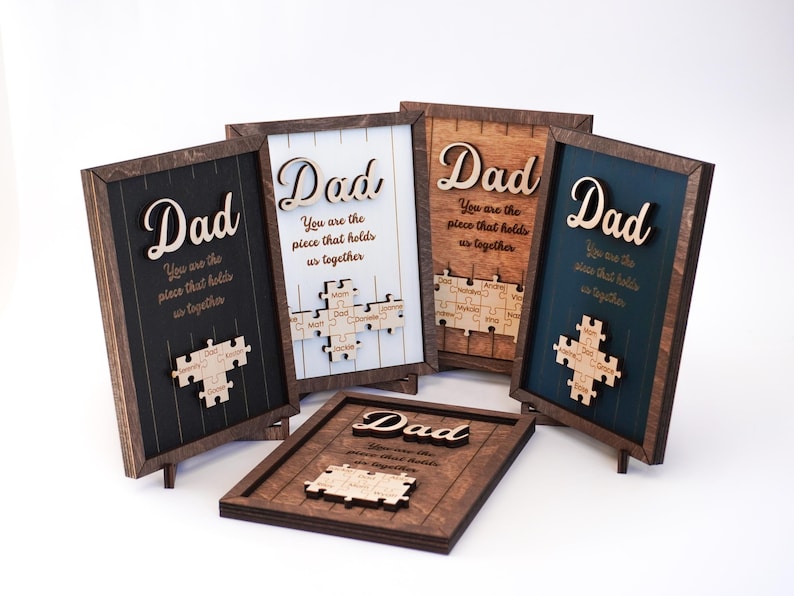 The "Holds Us Together" Custom Puzzle Sign