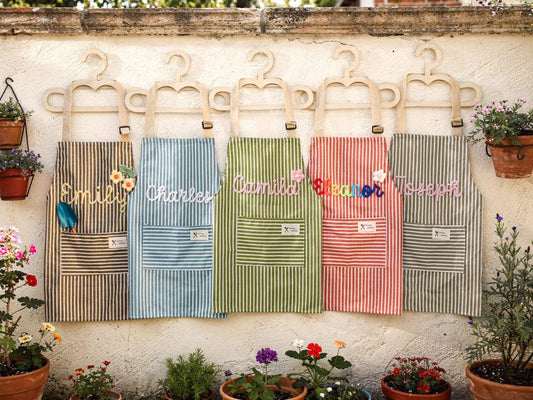 Custom Crochet Name Family Apron