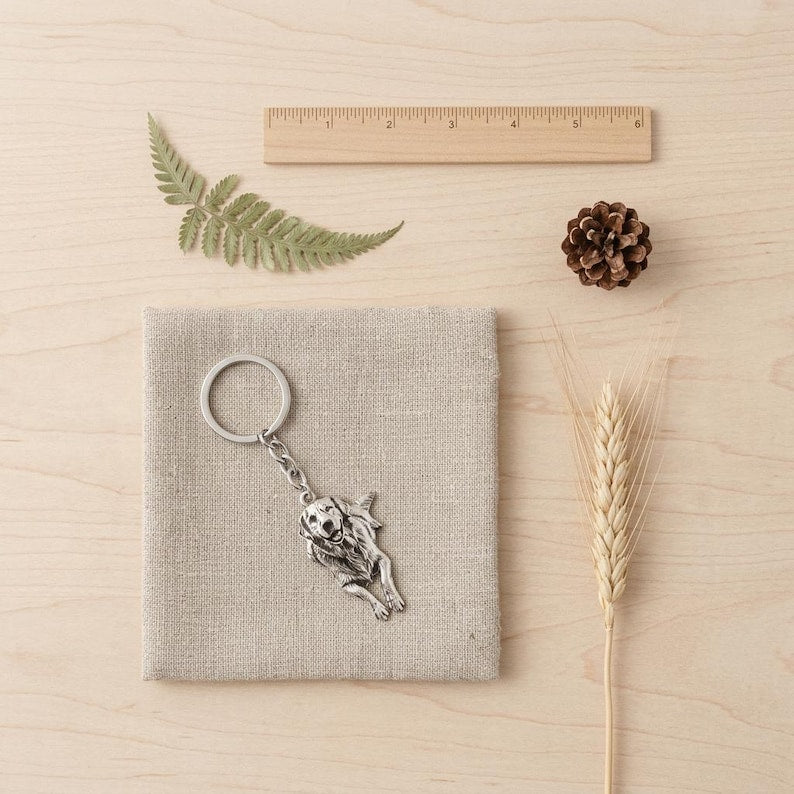 The "Forever With Me" Pet Portrait Keyring