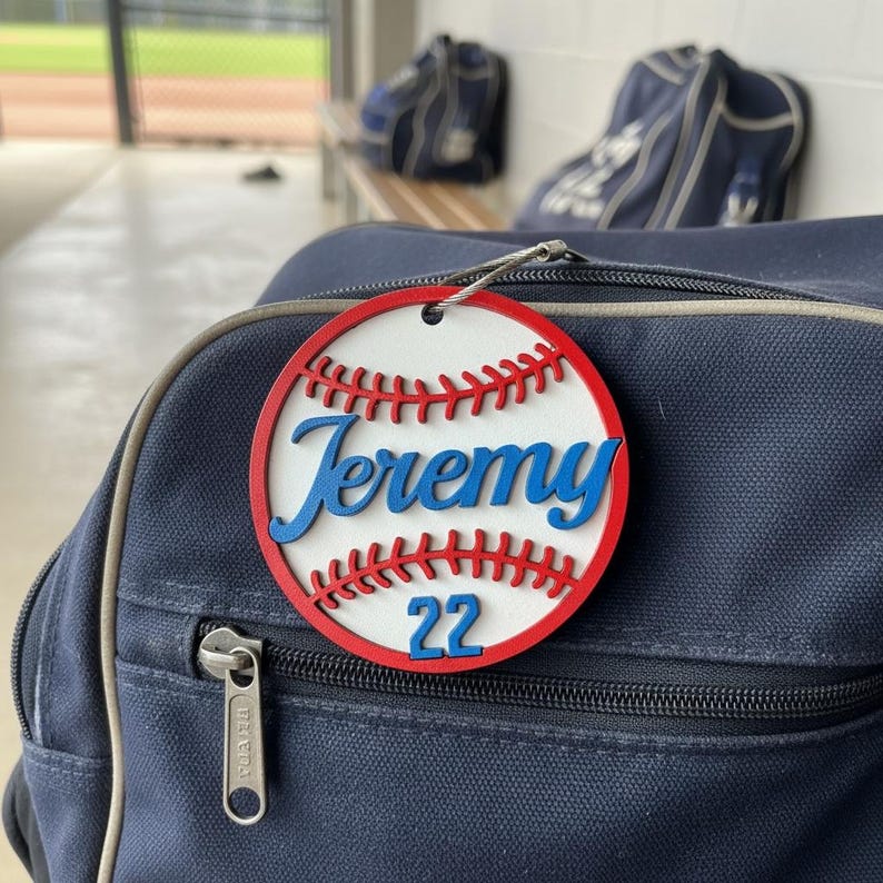 The Home Run | Custom 3D Baseball Team Keychains