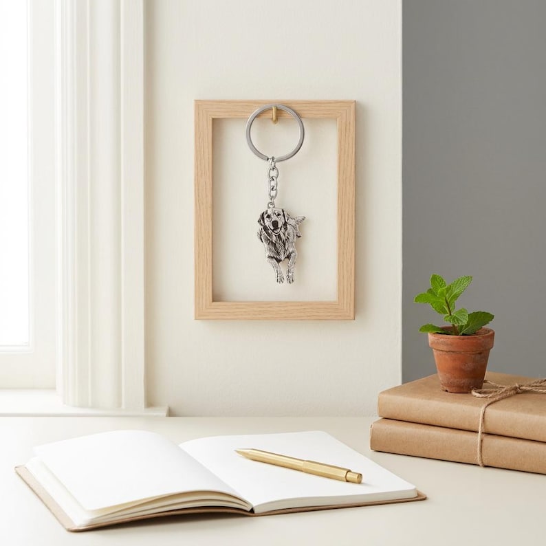 The "Forever With Me" Pet Portrait Keyring