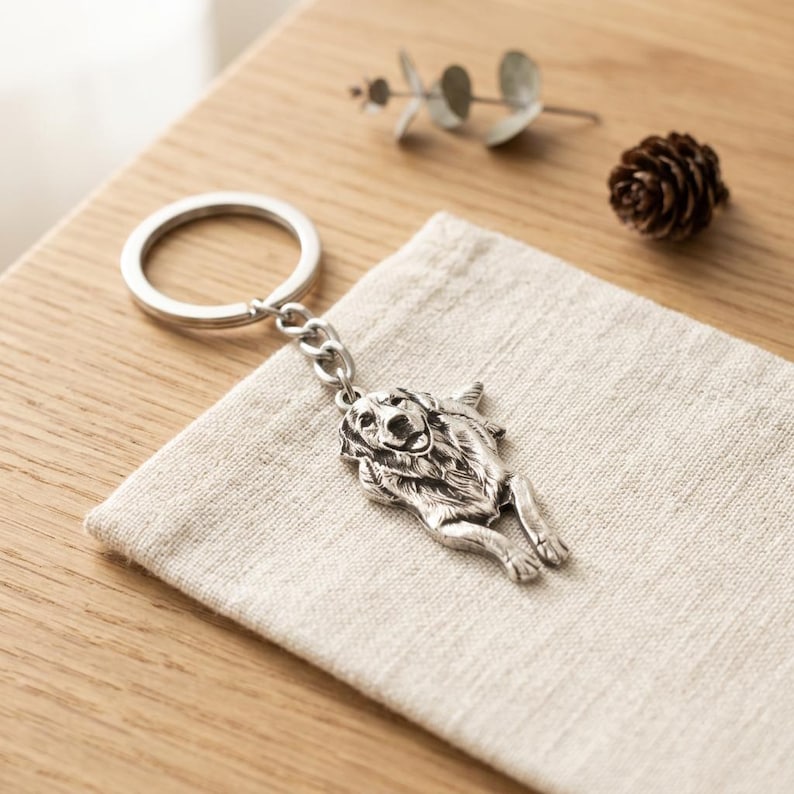 The "Forever With Me" Pet Portrait Keyring