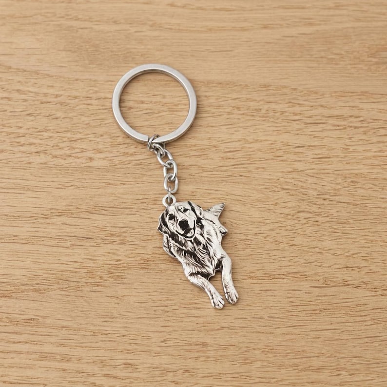 The "Forever With Me" Pet Portrait Keyring