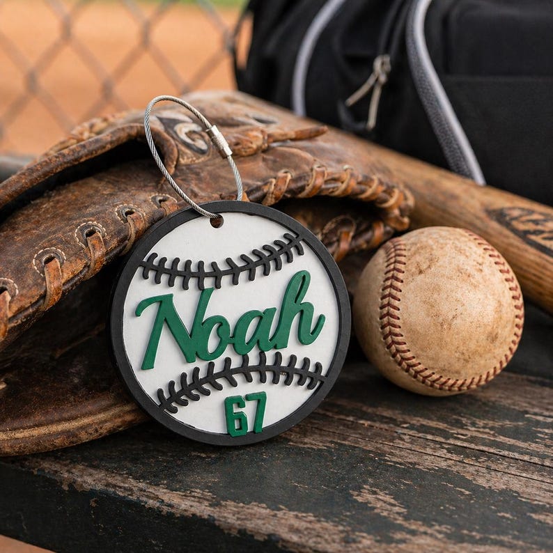 The Home Run | Custom 3D Baseball Team Keychains