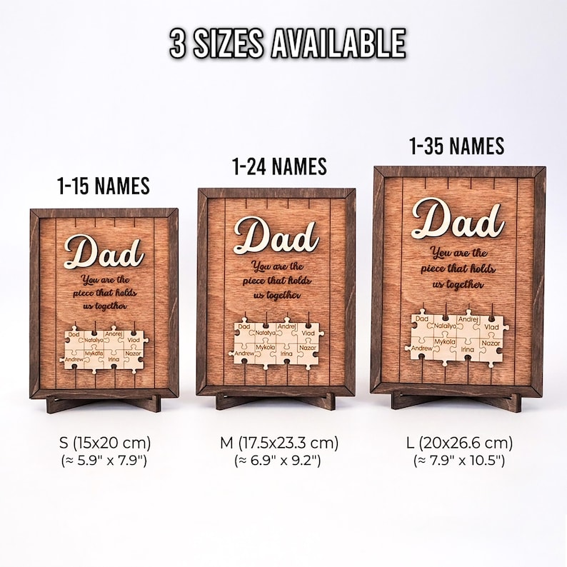 The "Holds Us Together" Custom Puzzle Sign