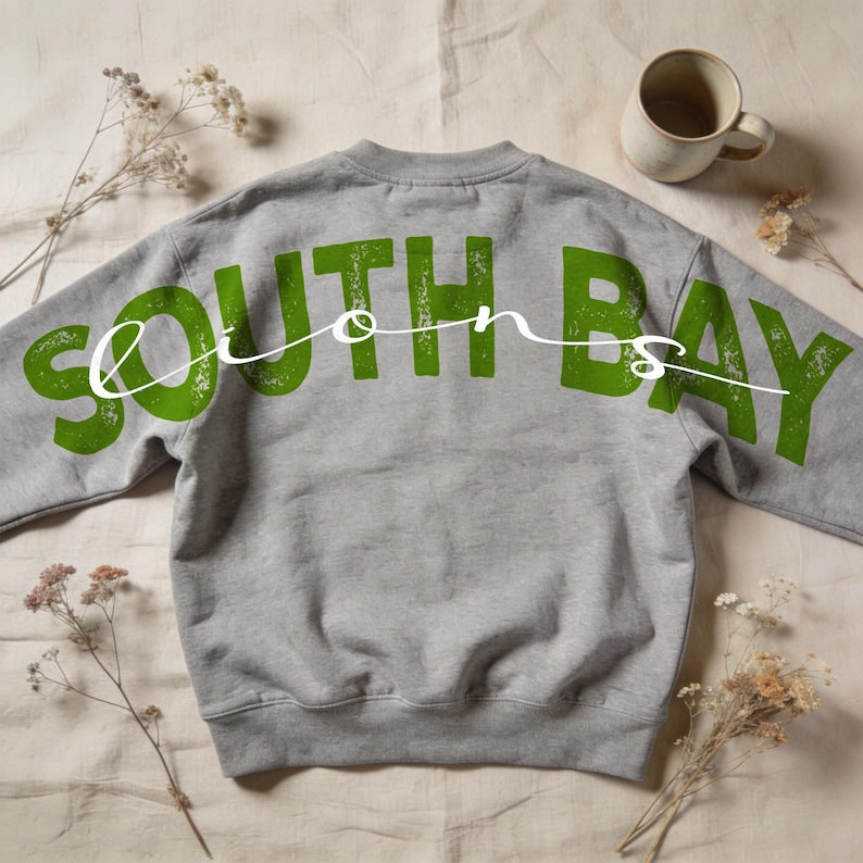 The Custom Varsity Back-Print Crewneck