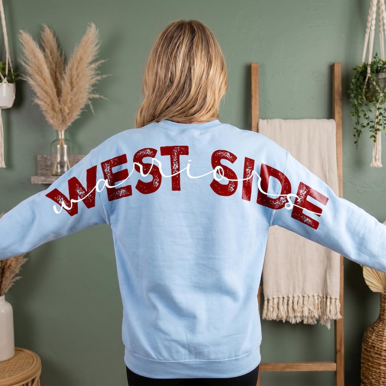 The Custom Varsity Back-Print Crewneck
