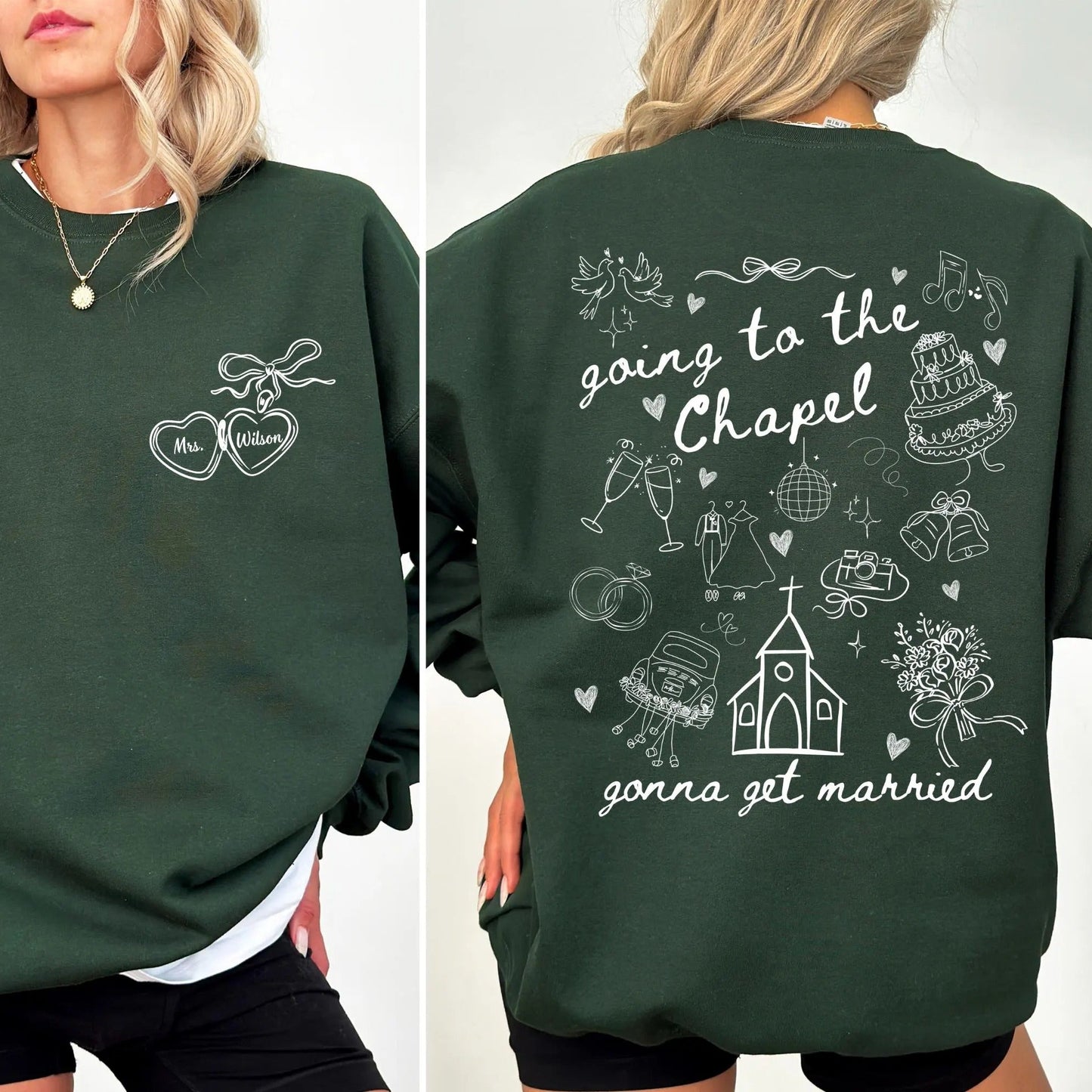 Custom Future Mrs. Bridal Sweatshirt – Wedding Gift