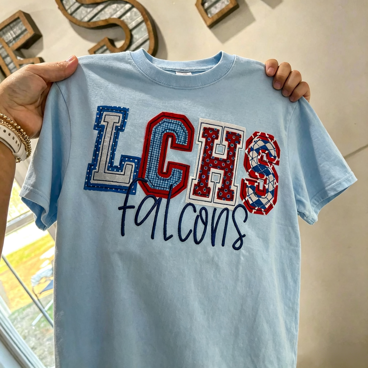 Double Raggy School Spirit tees- new mascot font